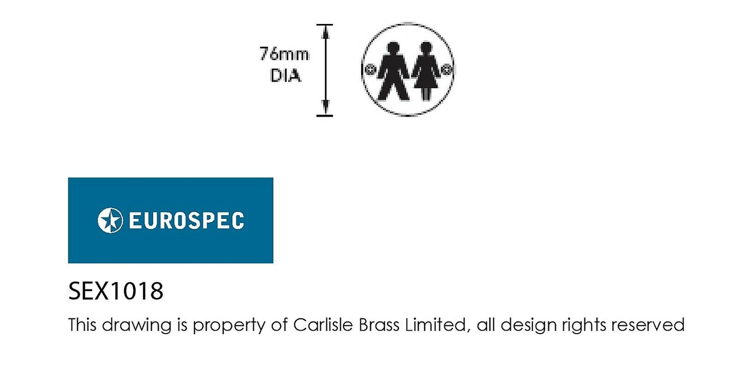 Carlisle Brass - FPA - Eurospec Steelworx Signage Symbol