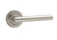 Tropica Internal Door Handle Lever on Rose Chrome or Brass, Satin or Polished