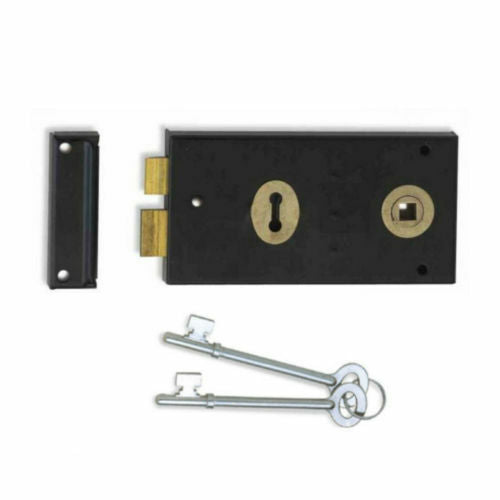 Rim Door Locks & Knobs with Sashlock/Dead Lock Brass/Chrome/ Satin/ Plastic Sets