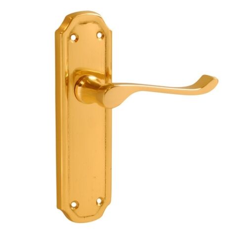 York Door Handles Brass, Chrome or Satin Chrome Latch, Lock or Bathroom