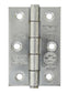 3" Chrome Plated Steel ButtonTip Fire Door Butt Hinges 75 mm Grade 7 Fire Rated