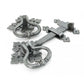 FROM THE ANVIL SHAKESPEARE LATCH SET - PEWTER