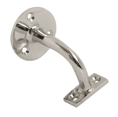 Heavy Duty Chrome Plated Brass Handrail Brackets 2.5 Inch or 3 Inch - Bannister