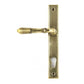 From the Anvil Reeded Slimline 92mm Door lever handle Espag lock multipoint Aged